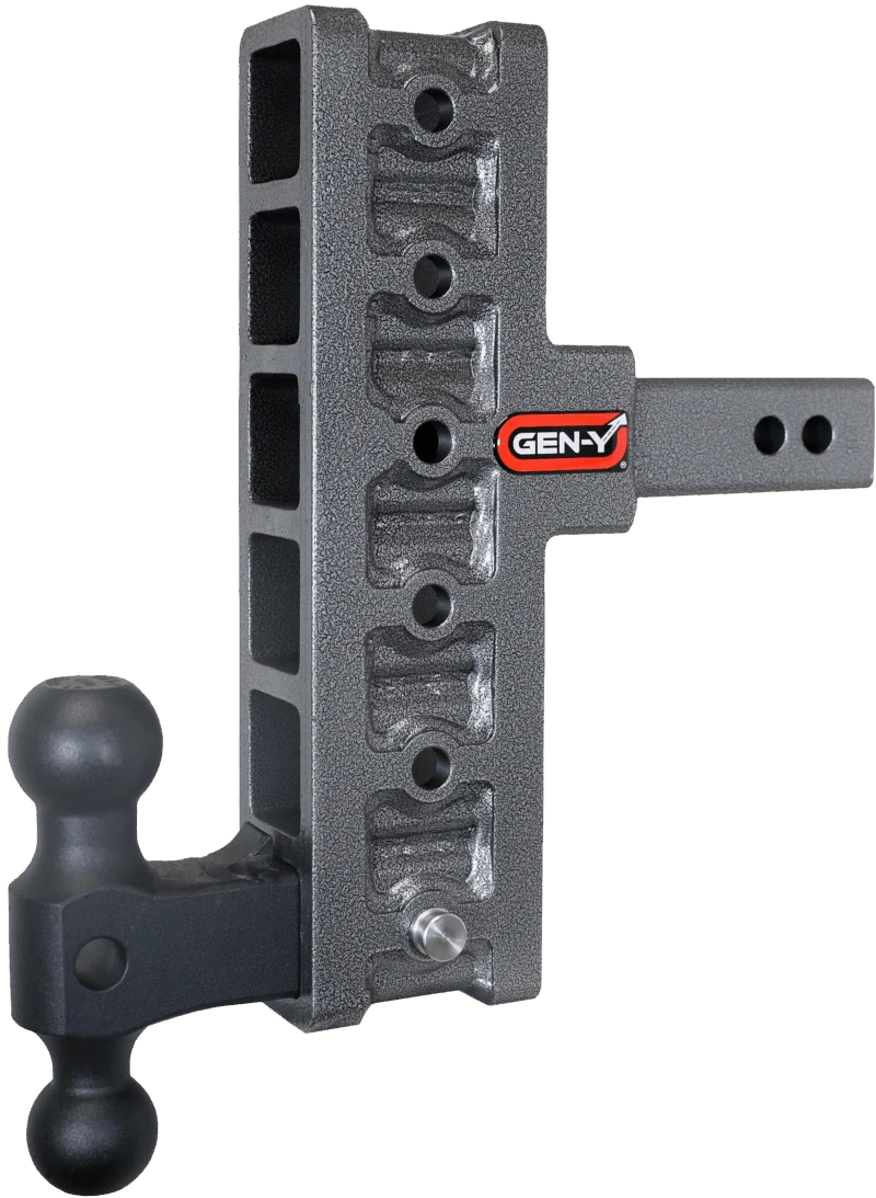 GEN-Y Hitch GH-216 - Mega-Duty Drop Hitch, Silver Vein, Steel