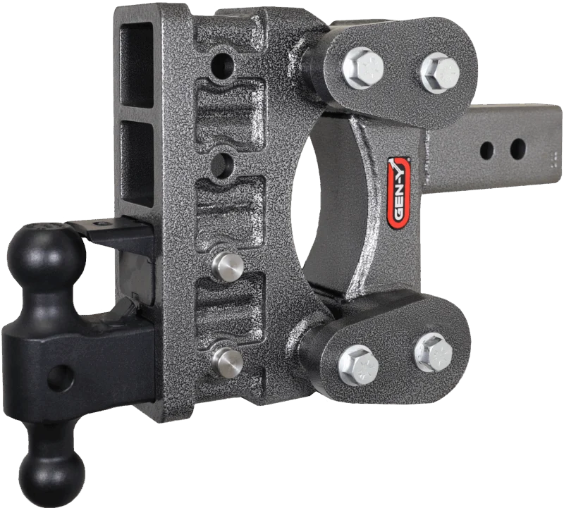 GEN-Y Hitch GH-2224 - Mega-Duty Drop Hitch, Silver Vein, Steel