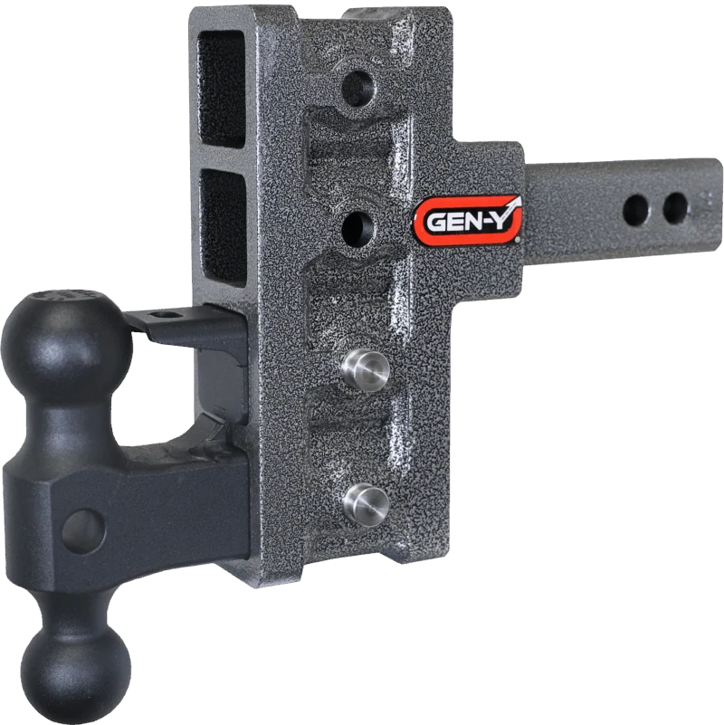 GEN-Y Hitch GH-224 - Mega-Duty Drop Hitch, Silver Vein, Steel