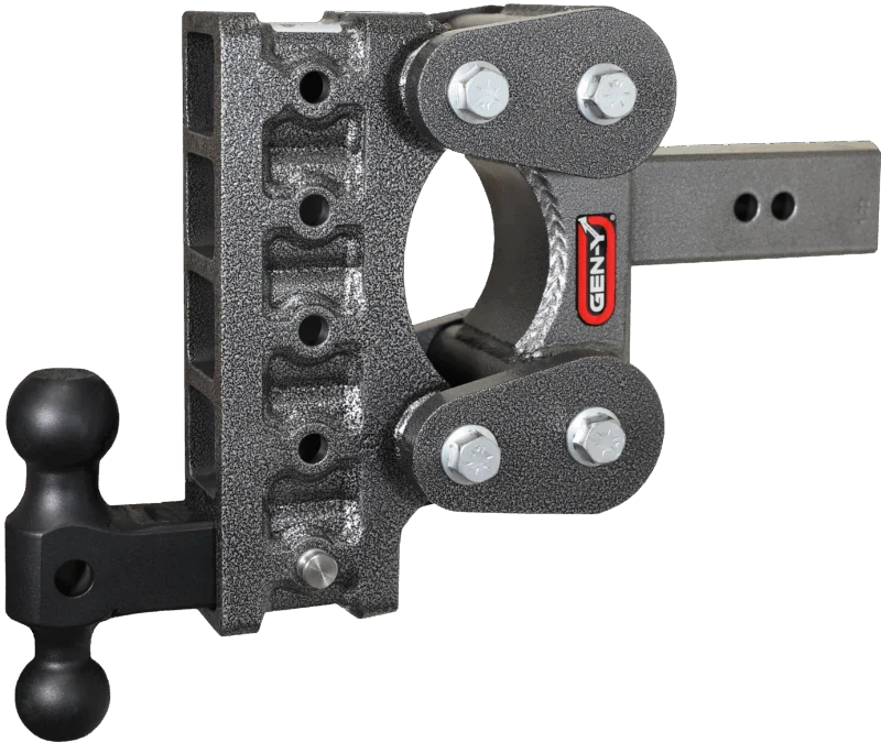 GEN-Y Hitch GH-2315 - Mega-Duty Drop Hitch, Silver Vein, Steel