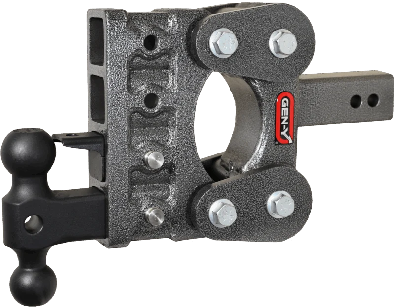 GEN-Y Hitch GH-2324 - Mega-Duty Drop Hitch, Silver Vein, Steel