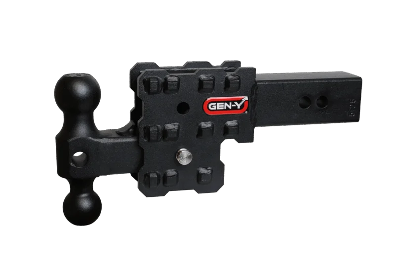 GEN-Y Hitch GH-2412X - Mega-Duty Drop Hitch, Black, Steel
