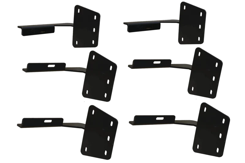 GEN-Y Hitch GH-25102 - Step Brackets, Black, Steel