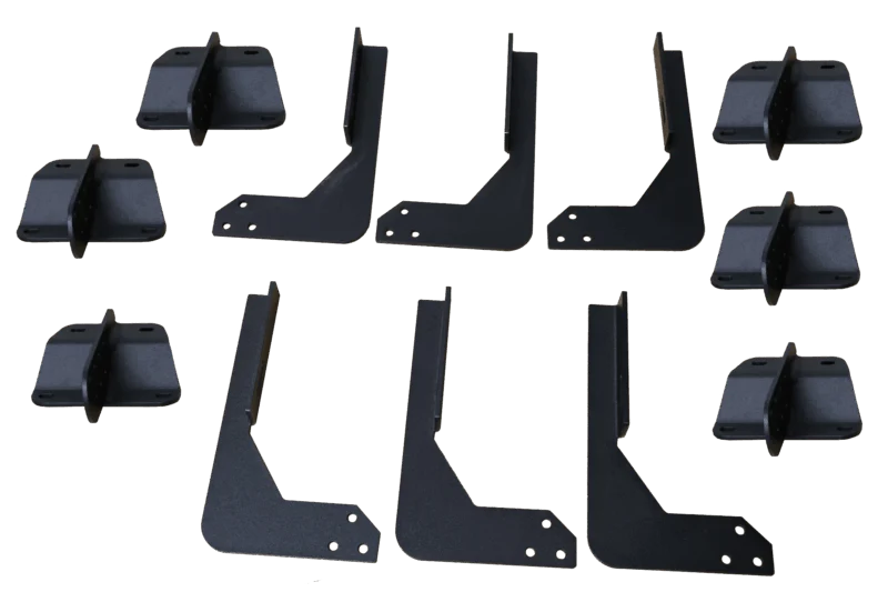 GEN-Y Hitch GH-25103 - Step Brackets, Black, Steel