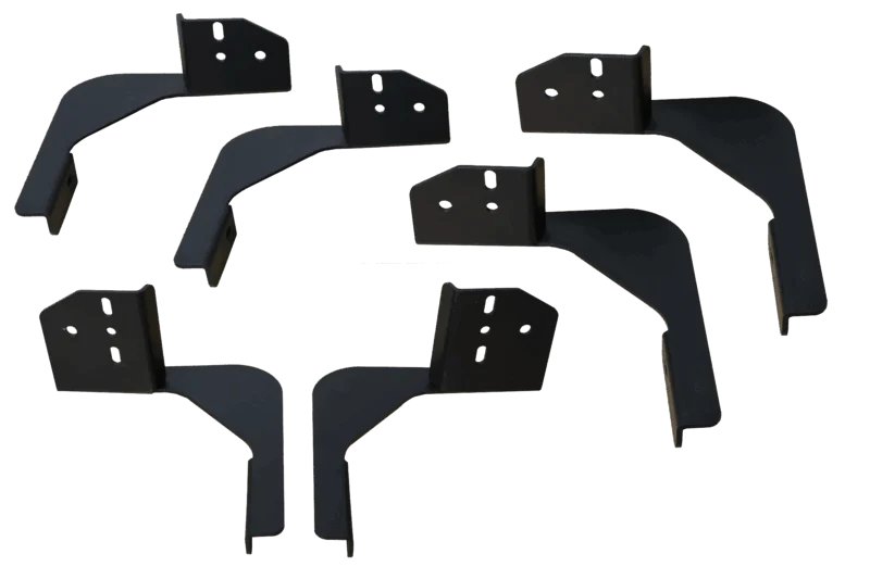GEN-Y Hitch GH-25104 - Step Brackets, Black, Steel