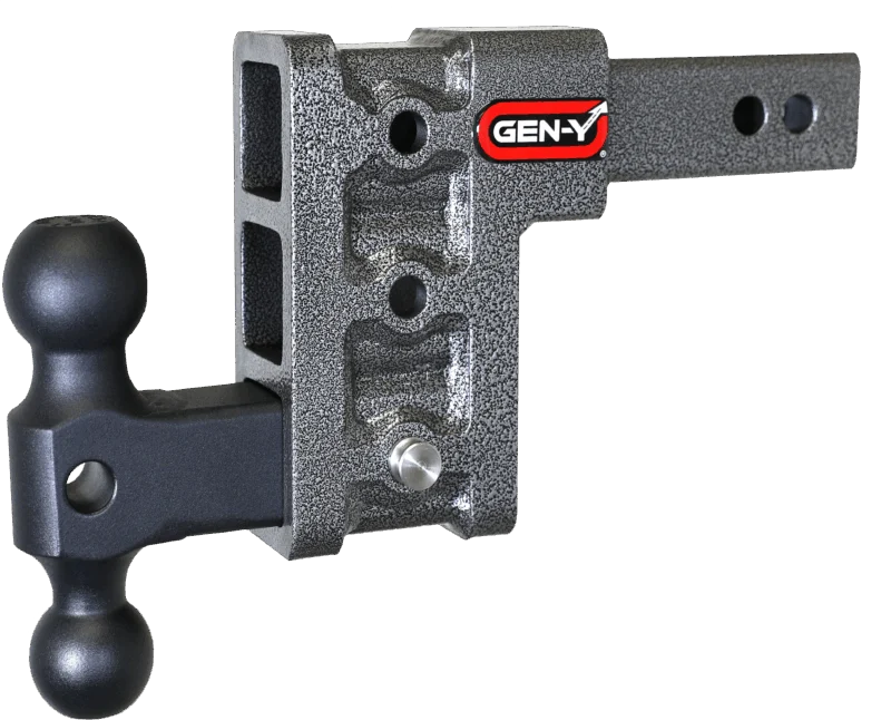 GEN-Y Hitch GH-313 - Mega-Duty Drop Hitch, Silver Vein, Steel