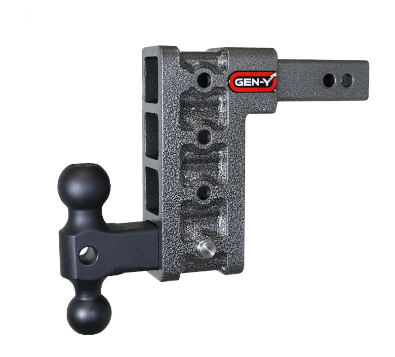 GEN-Y Hitch GH-314 - Mega-Duty Drop Hitch, Silver Vein, Steel