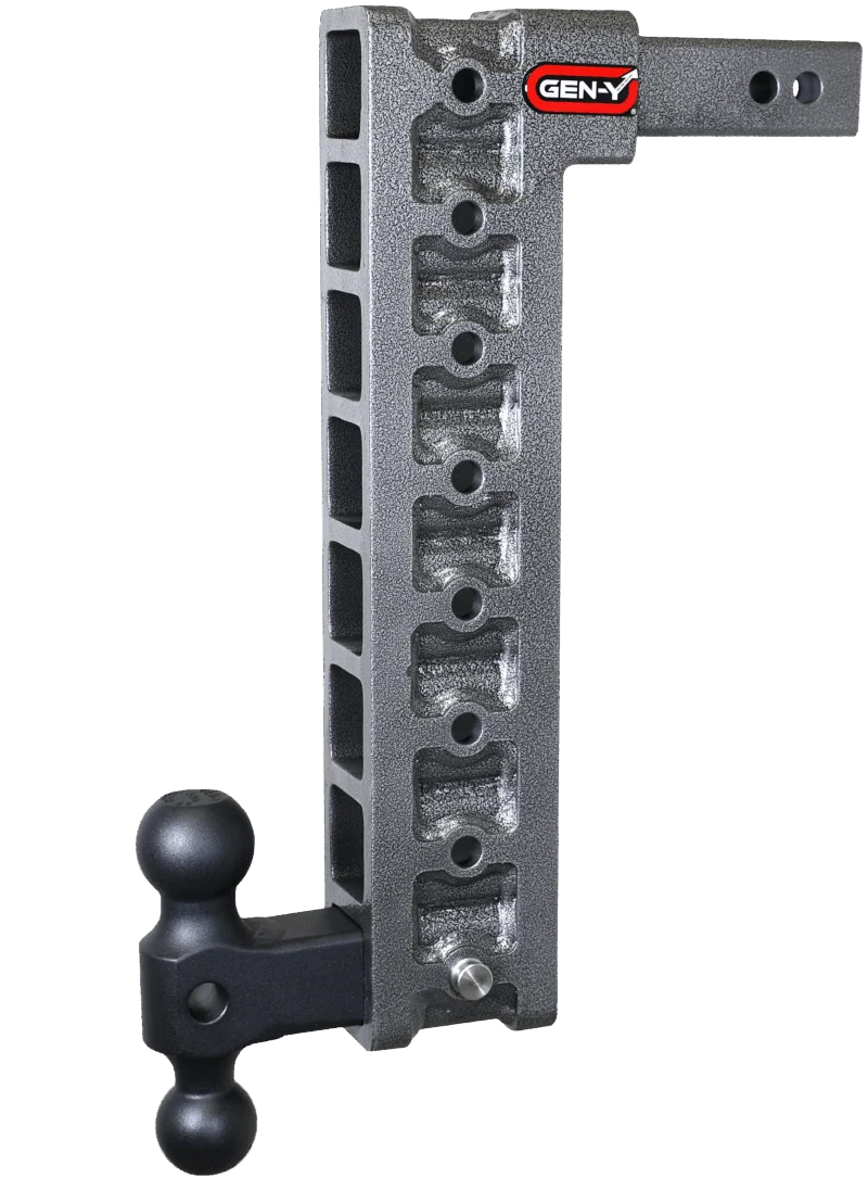 GEN-Y Hitch GH-318 - Mega-Duty Drop Hitch, Silver Vein, Steel