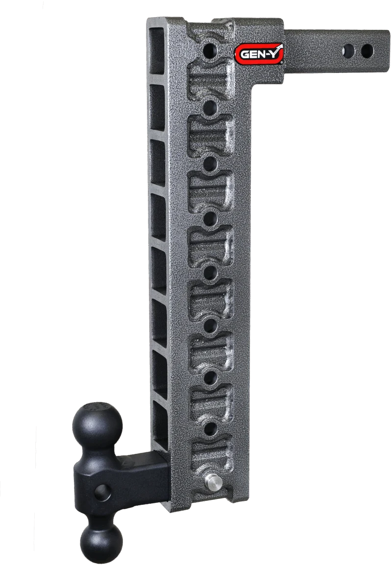 GEN-Y Hitch GH-319 - Mega-Duty Drop Hitch, Silver Vein, Steel