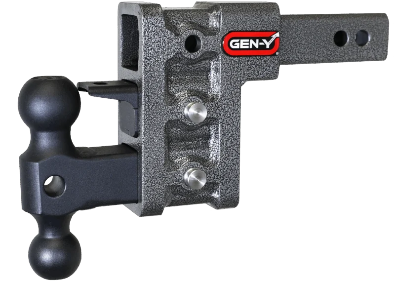 GEN-Y Hitch GH-323 - Mega-Duty Drop Hitch, Silver Vein, Steel