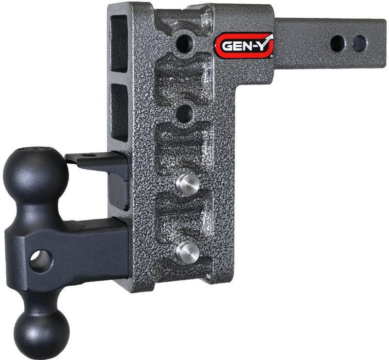 GEN-Y Hitch GH-324 - Mega-Duty Drop Hitch, Silver Vein, Steel