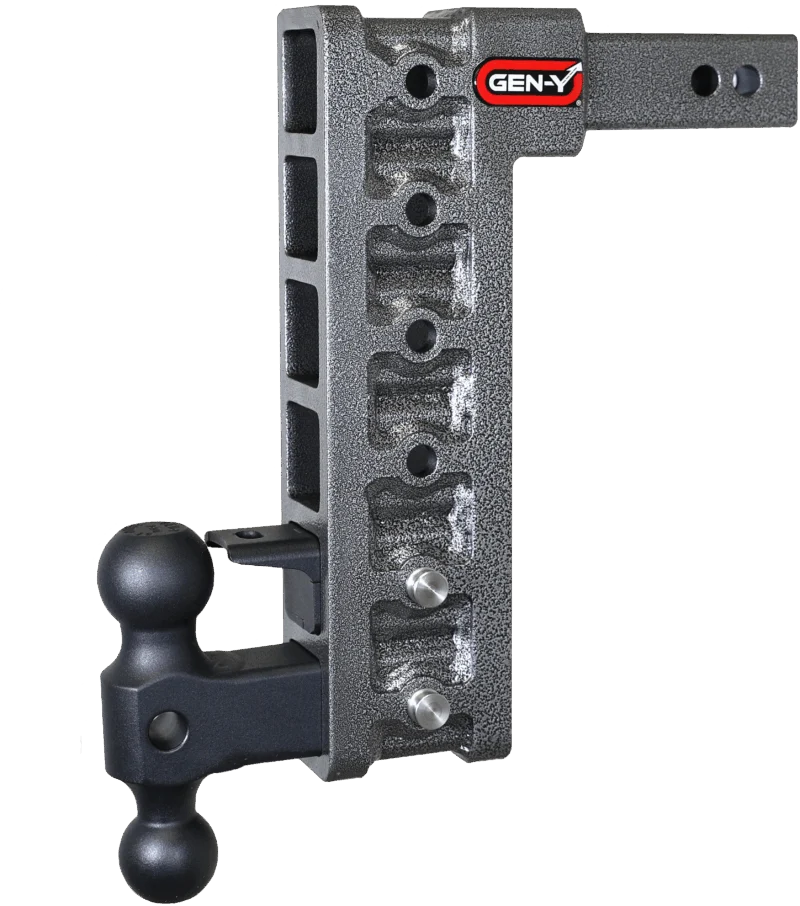 GEN-Y Hitch GH-326 - Mega-Duty Drop Hitch, Silver Vein, Steel