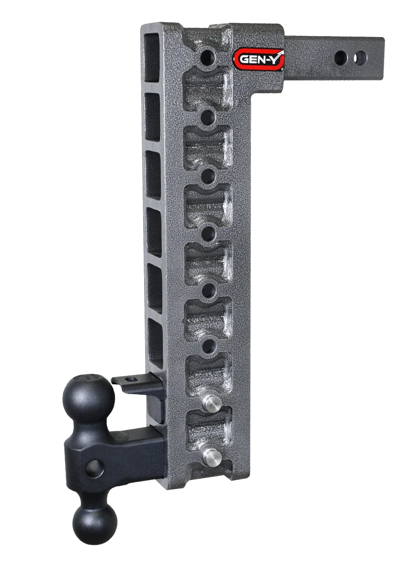 GEN-Y Hitch GH-328 - Mega-Duty Drop Hitch, Silver Vein, Steel