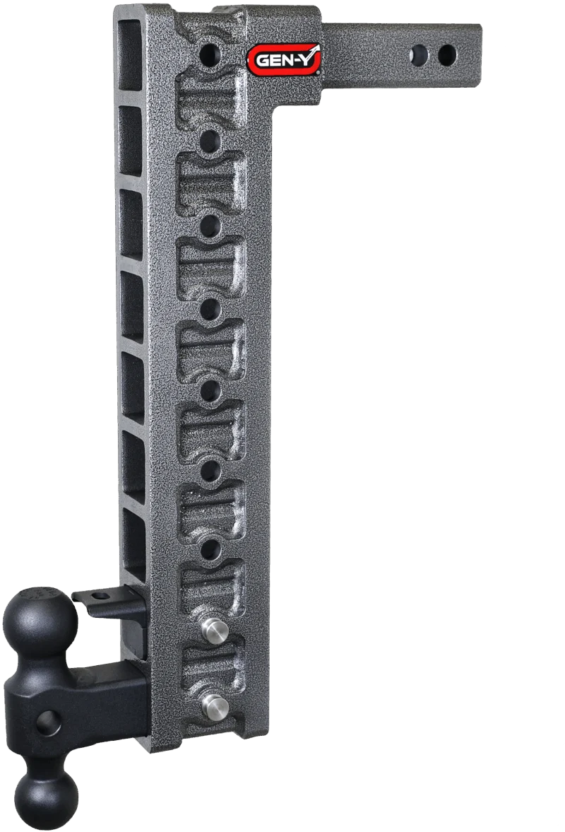 GEN-Y Hitch GH-329 - Mega-Duty Drop Hitch, Silver Vein, Steel