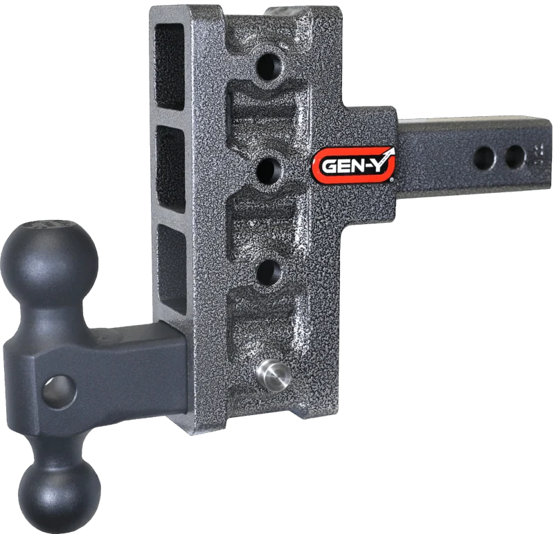 GEN-Y Hitch GH-414 - Mega-Duty Drop Hitch, Silver Vein, Steel