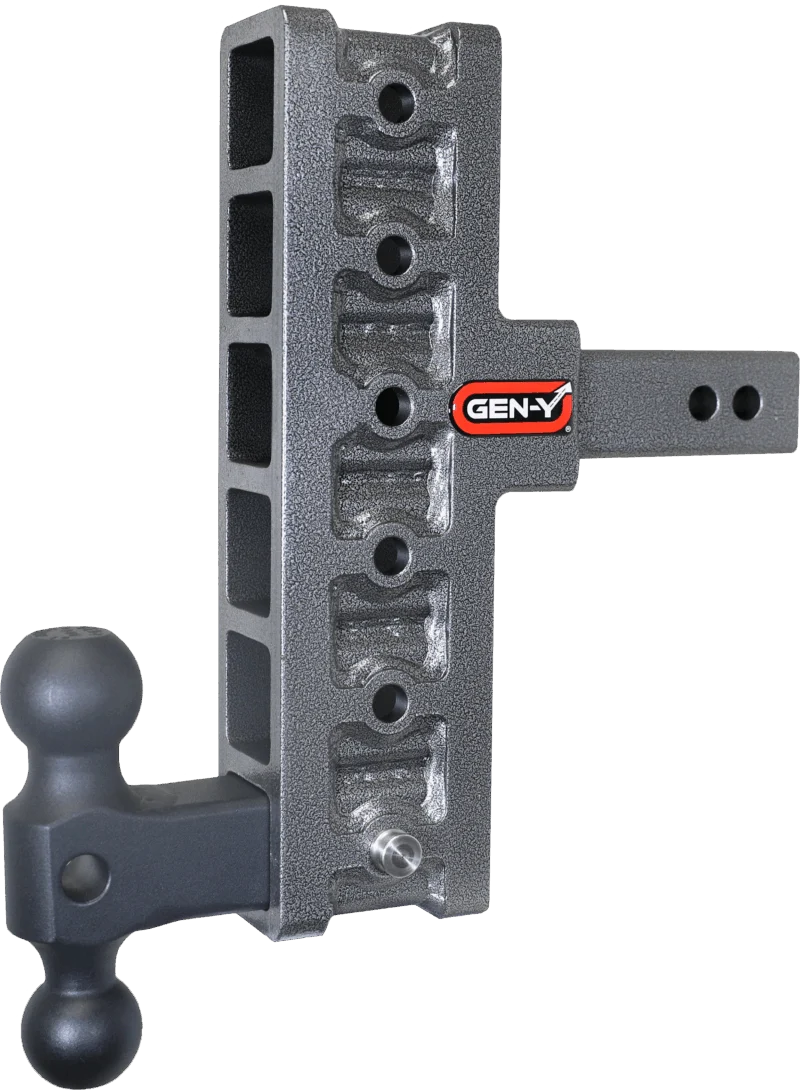 GEN-Y Hitch GH-416 - Mega-Duty Drop Hitch, Silver Vein, Steel