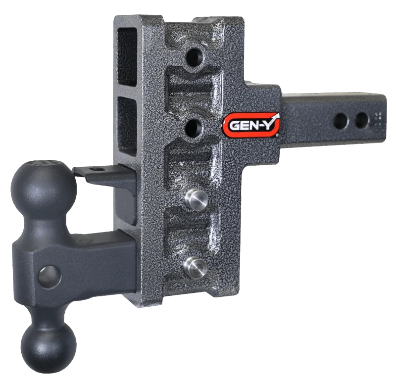 GEN-Y Hitch GH-424 - Mega-Duty Drop Hitch, Silver Vein, Steel