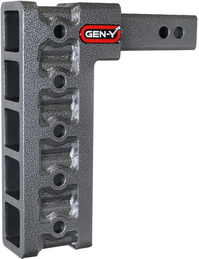 GEN-Y Hitch GH-505 - Mega-Duty Drop Hitch, Silver Vein, Steel