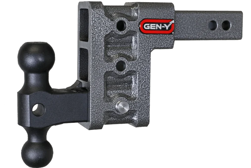 GEN-Y Hitch GH-513 - Mega-Duty Drop Hitch, Silver Vein, Steel