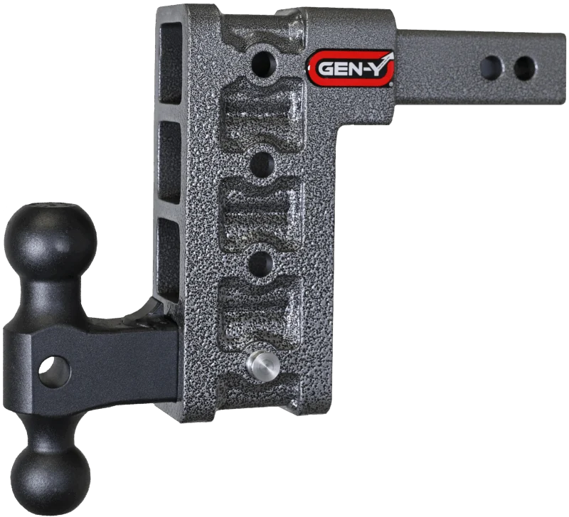 GEN-Y Hitch GH-514 - Mega-Duty Drop Hitch, Silver Vein, Steel