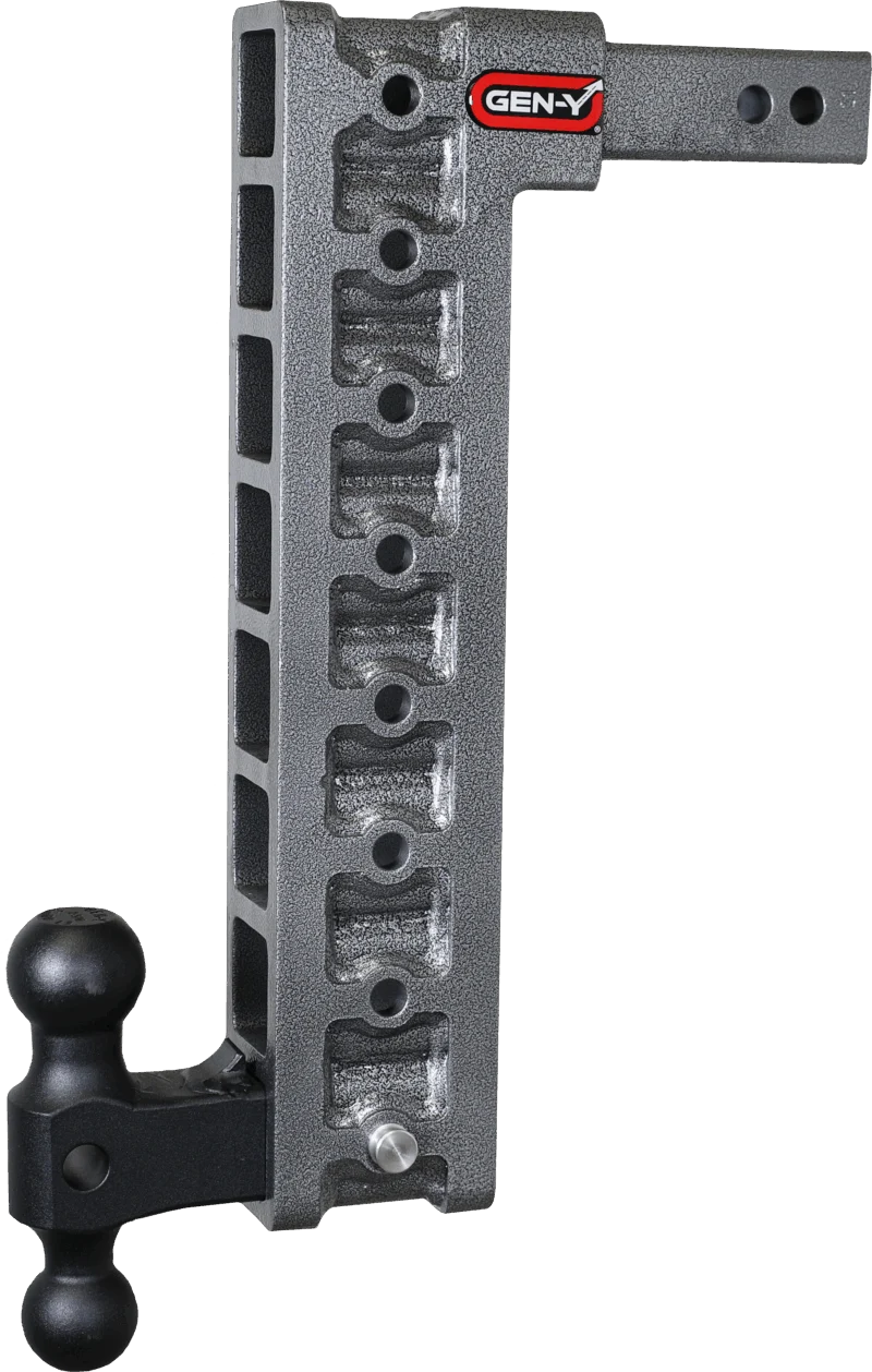 GEN-Y Hitch GH-518 - Mega-Duty Drop Hitch, Silver Vein, Steel