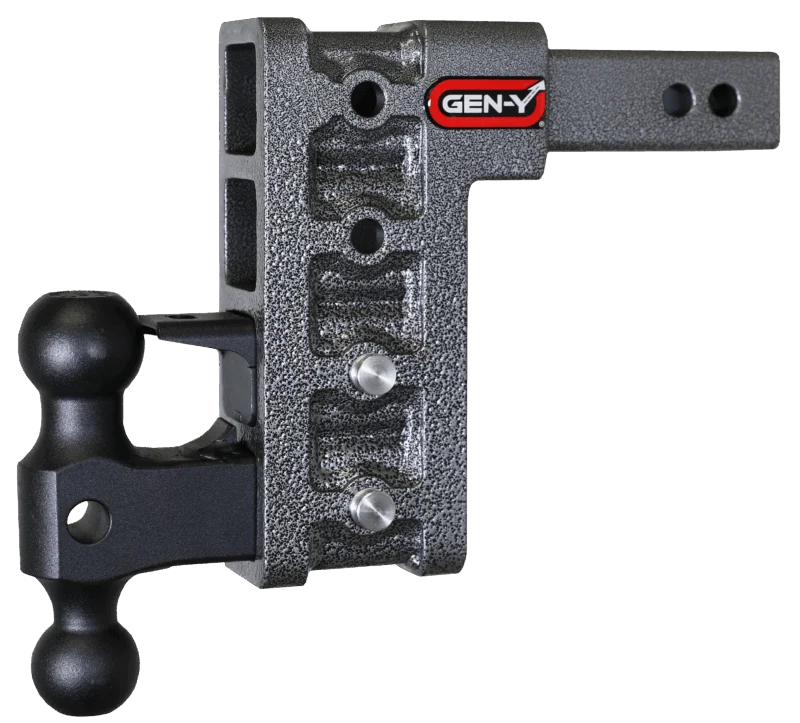 GEN-Y Hitch GH-524 - Mega-Duty Drop Hitch, Silver Vein, Steel