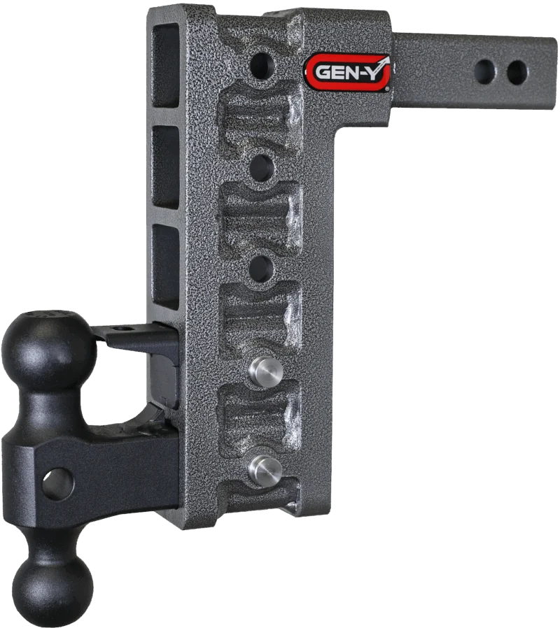 GEN-Y Hitch GH-525 - Mega-Duty Drop Hitch, Silver Vein, Steel