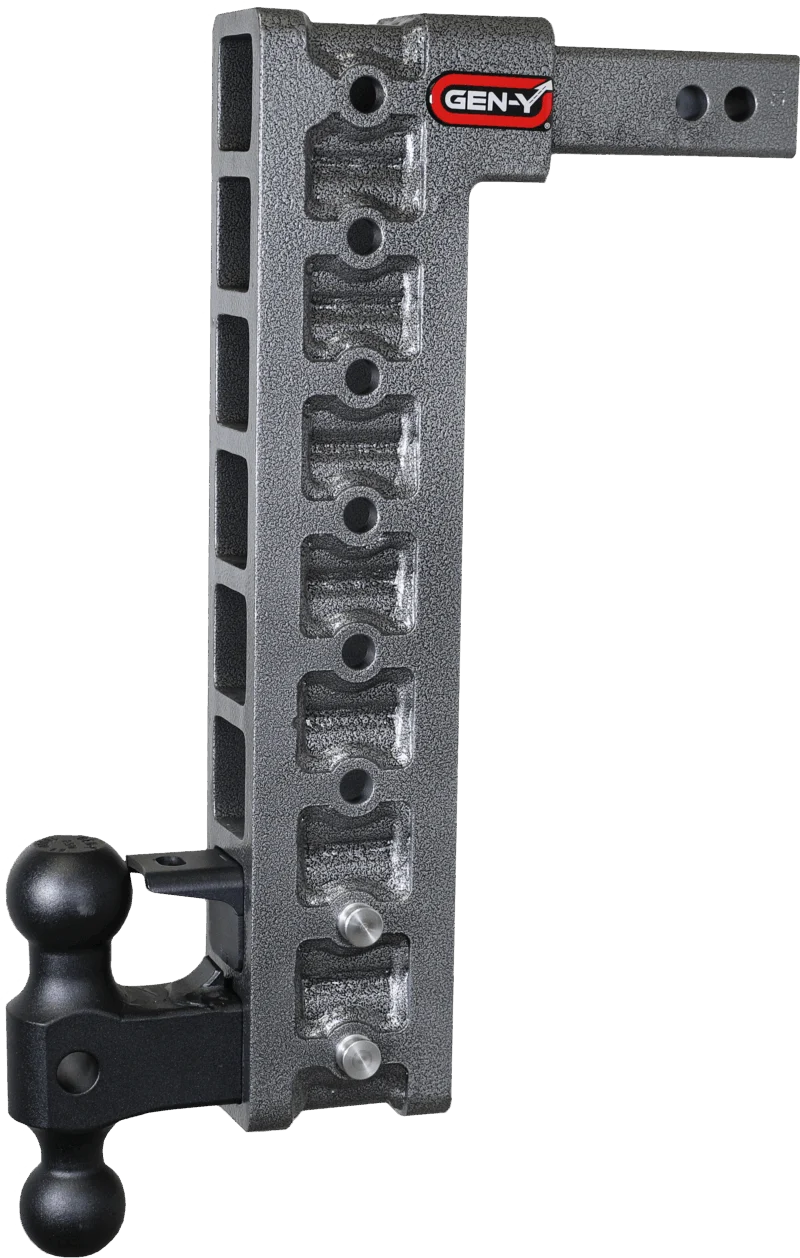 GEN-Y Hitch GH-528 - Mega-Duty Drop Hitch, Silver Vein, Steel