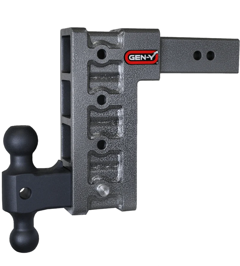 GEN-Y Hitch GH-614 - Mega-Duty Drop Hitch, Silver Vein, Steel