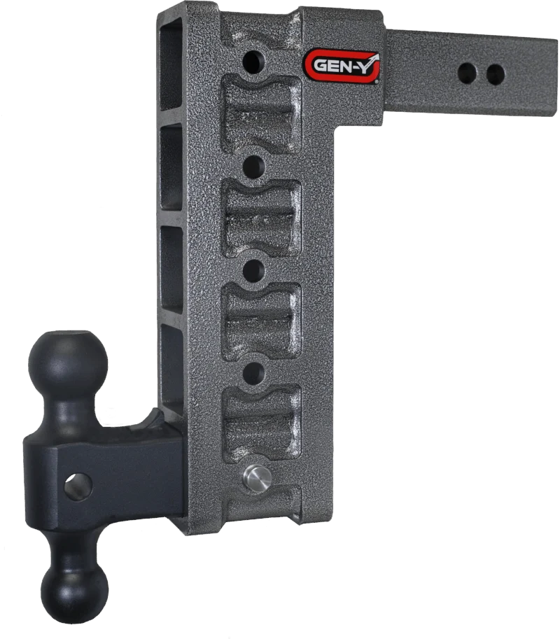 GEN-Y Hitch GH-615 - Mega-Duty Drop Hitch, Silver Vein, Steel