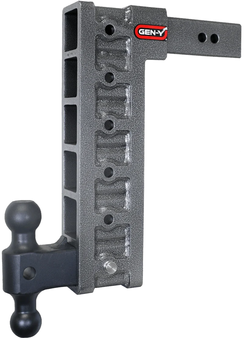 GEN-Y Hitch GH-616 - Mega-Duty Drop Hitch, Silver Vein, Steel