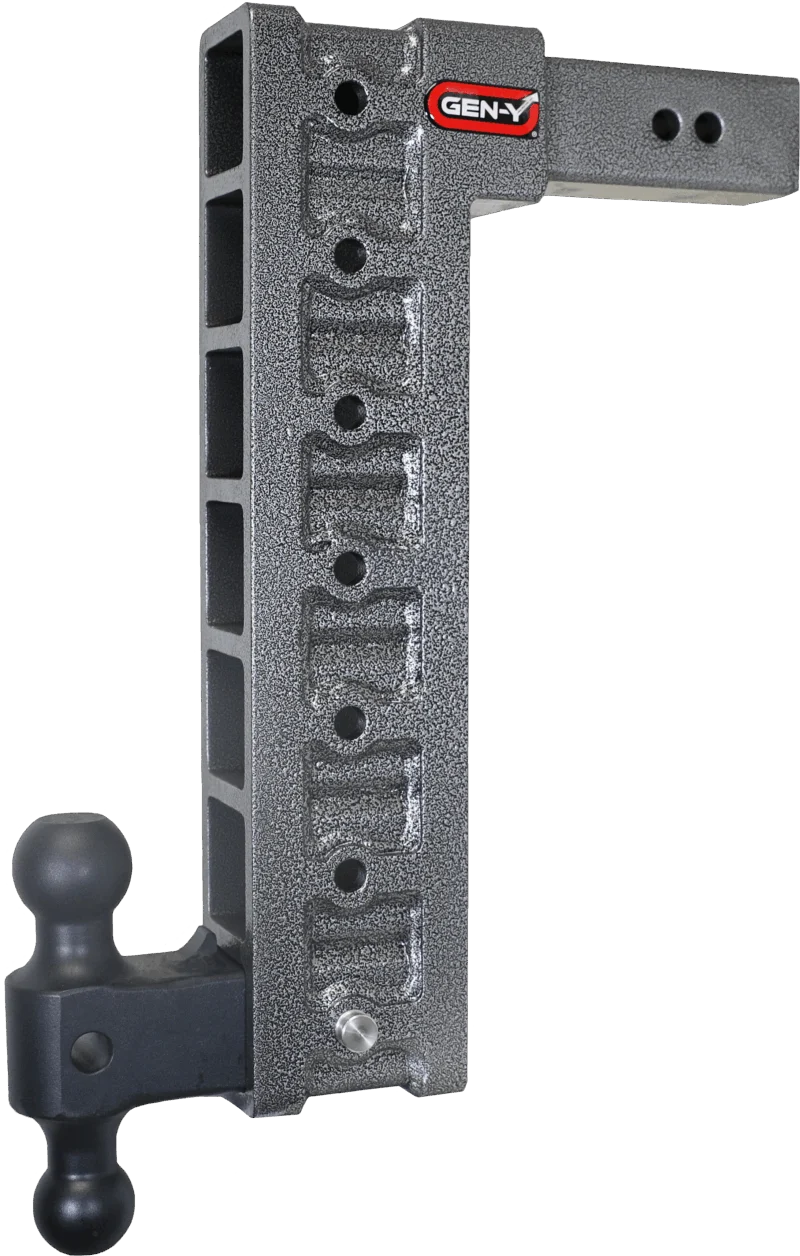 GEN-Y Hitch GH-617 - Mega-Duty Drop Hitch, Silver Vein, Steel