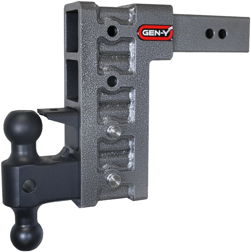 GEN-Y Hitch GH-624 - Mega-Duty Drop Hitch, Silver Vein, Steel
