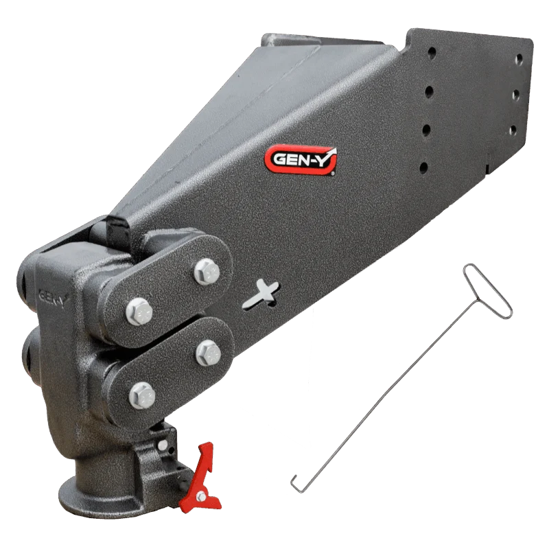 GEN-Y Hitch GH-8056AL - Gooseneck Hitch, Silver Vein, Steel