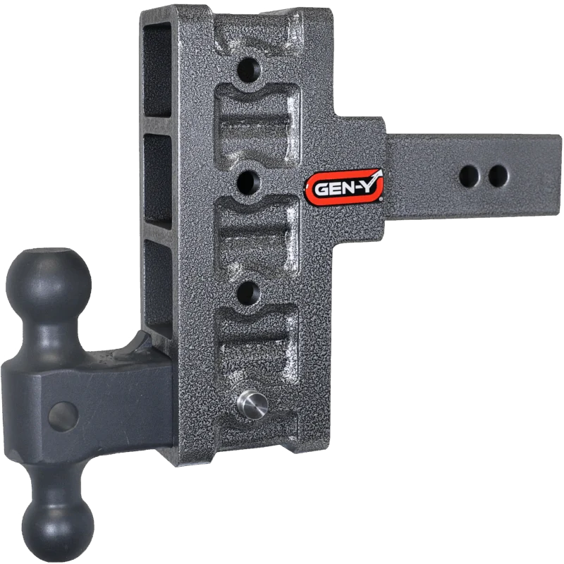 GEN-Y Hitch GH-914 - Mega-Duty Drop Hitch, Silver Vein, Steel
