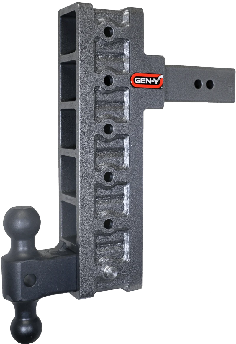 GEN-Y Hitch GH-916 - Mega-Duty Drop Hitch, Silver Vein, Steel