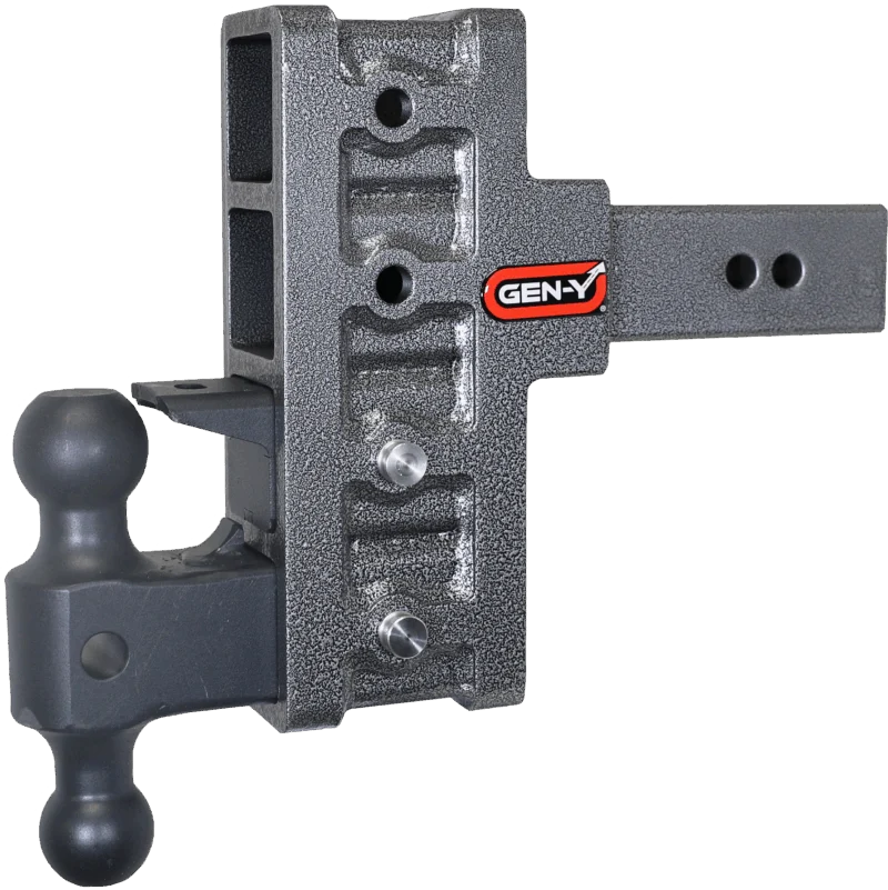 GEN-Y Hitch GH-924 - Mega-Duty Drop Hitch, Silver Vein, Steel