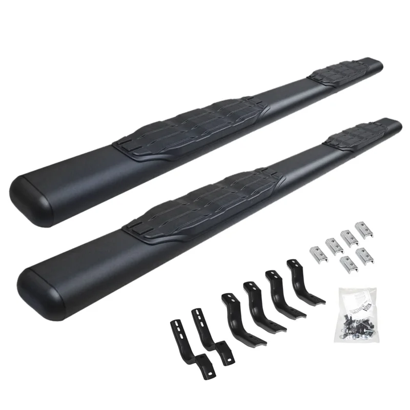 Go Rhino 105450673T - 5" 1000 Side Steps, Black, Powder Coated