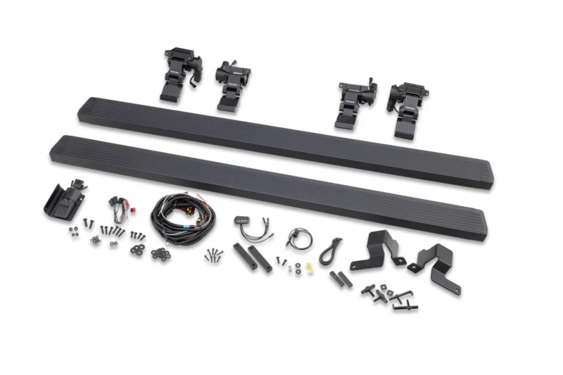 Go Rhino 20451687PC - VoltStep E-Board, Black, E1 Electric Running Board