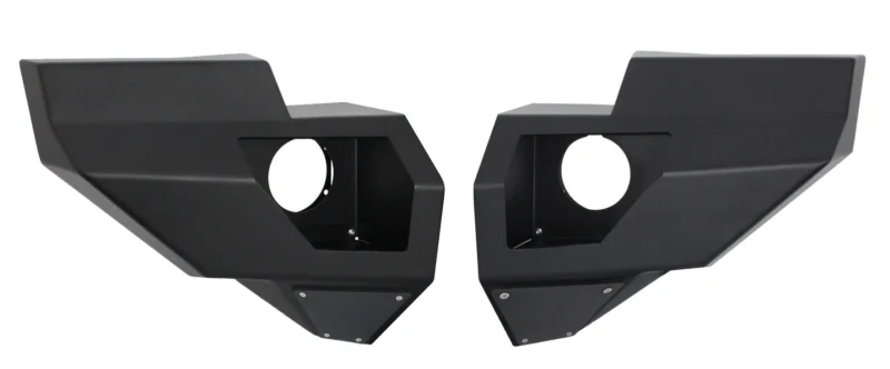 Go Rhino 23120T - BRJ40 Full End Caps, Black, Powder Coated