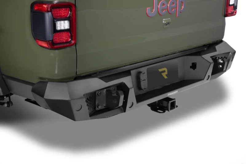 Go Rhino 275120T - Rear Full Bumper, Black, Trailline
