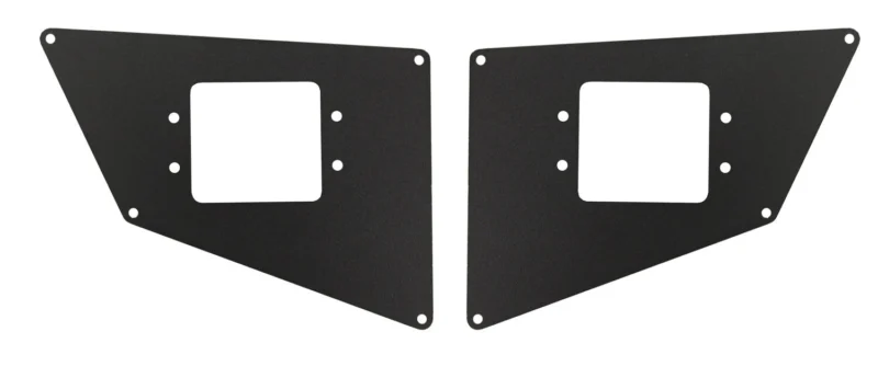 Go Rhino 281731T - BR20 Rear Lght Plate, Black, Steel