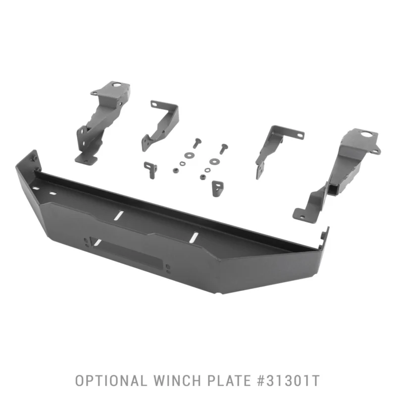 Go Rhino 31301T - 3100 Winch Plate Kit, Black, 3100 Series