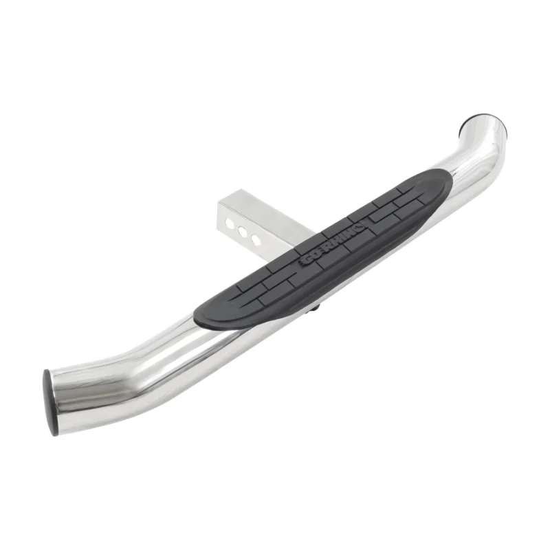 Go Rhino 360PS - RHINO! Hitch Step, Silver, Polished Stainless Steel