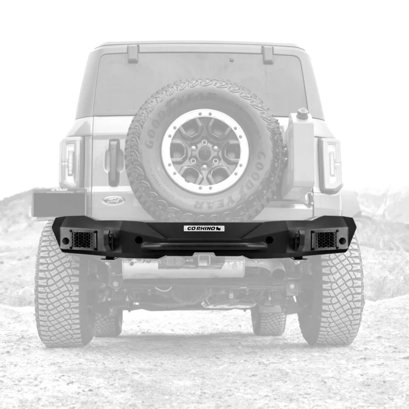 Go Rhino 371400T - Rockline Bumper (R), Black, Powder Coated
