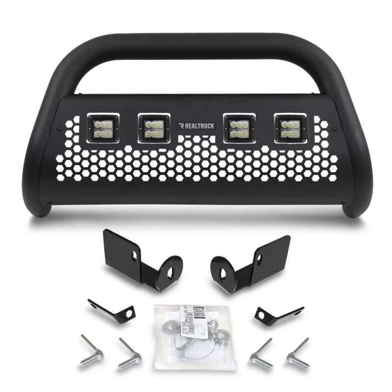 Go Rhino 55164LT - RC2 LR Bull Bar, Black, Steel