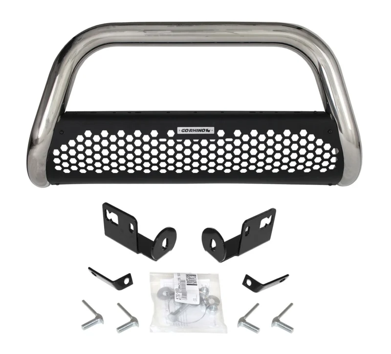 Go Rhino 55296PS - RC2 LR Bull Bar, Silver, Polished Stainless Steel