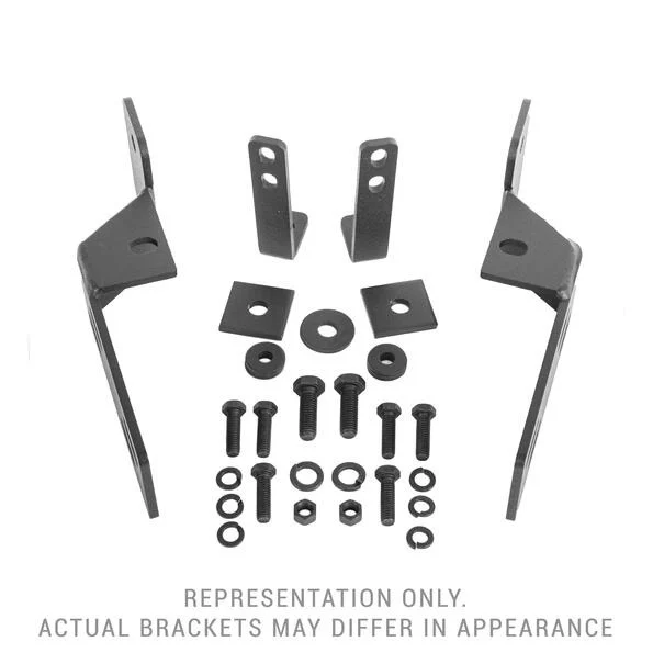 Go Rhino 55545 - Brackets RC2, Black, Steel