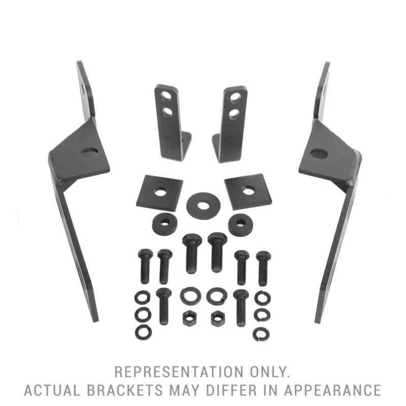 Go Rhino 55675 - Brackets RC2, Black, Steel