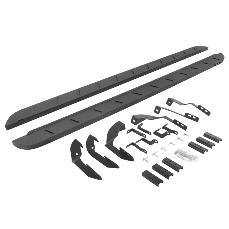 Go Rhino 63404280ST - RB10 Running Boards, Black, Protective Bedliner coating